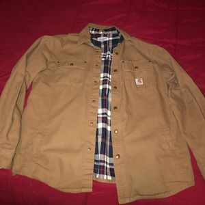 Men’s Carhartt Flannel Shirt Jacket
